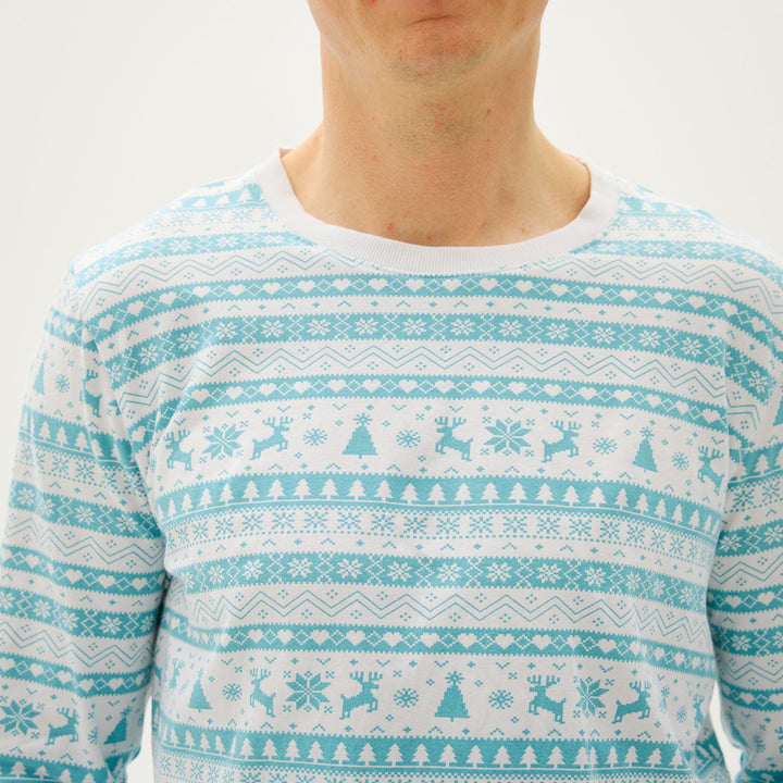 Drune | Weihnachts-Pyjama mit Weihnachtsmotiven - Herren