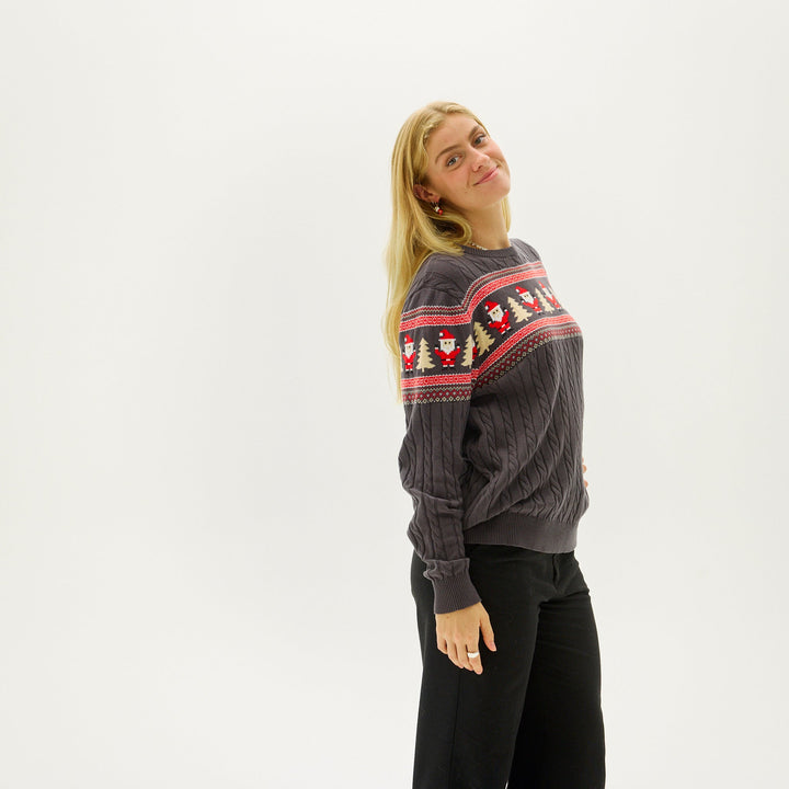 Drune | Santas Kabelstrickpullover - Damen