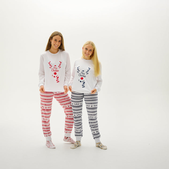 Drune | Süßer Weihnachts-Pyjama Rot - Herren