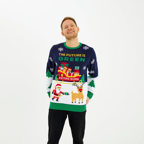 Drune | Der Elektrische Weihnachts-Pullover - Herren