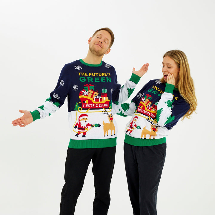 Drune | Der Elektrische Weihnachts-Pullover - Herren