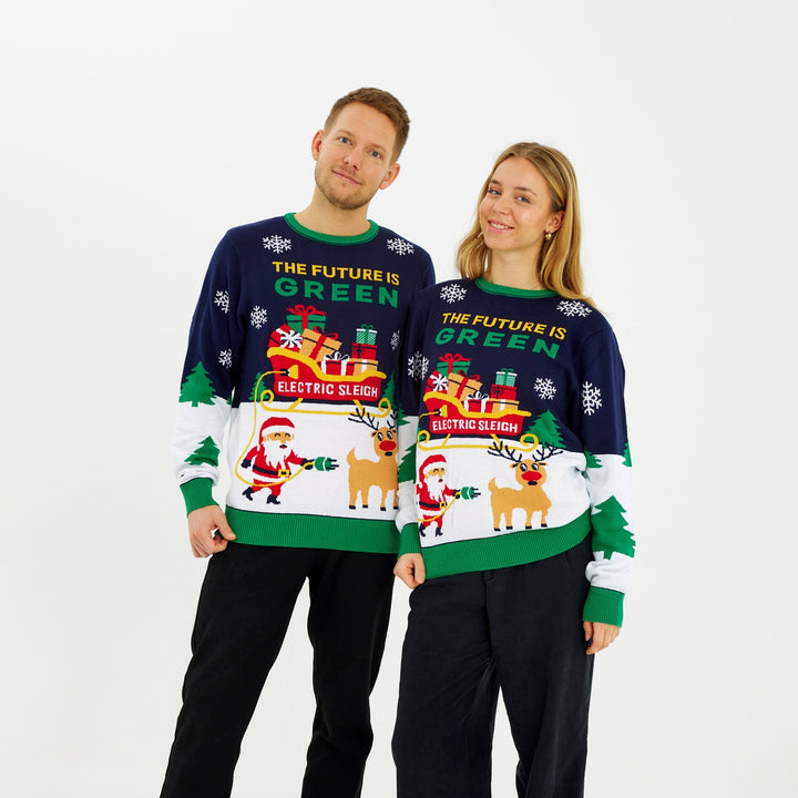 Drune | Der Elektrische Weihnachts-Pullover - Herren