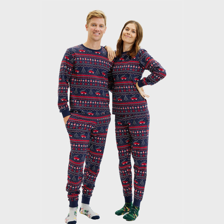 Drune | Fahren nach Hause für Weihnachten Pyjama - Herren