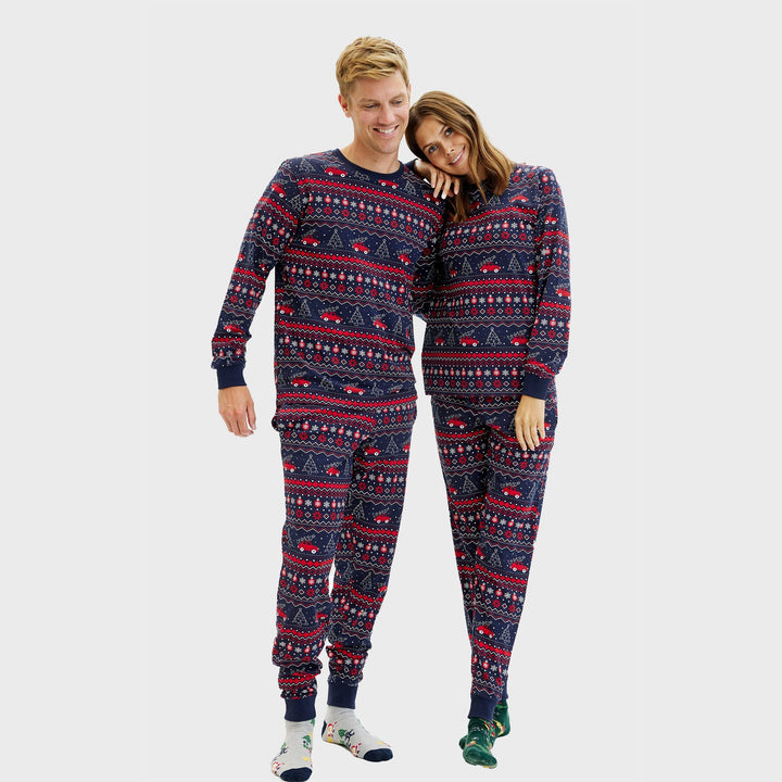 Drune | Fahren nach Hause für Weihnachten Pyjama - Herren