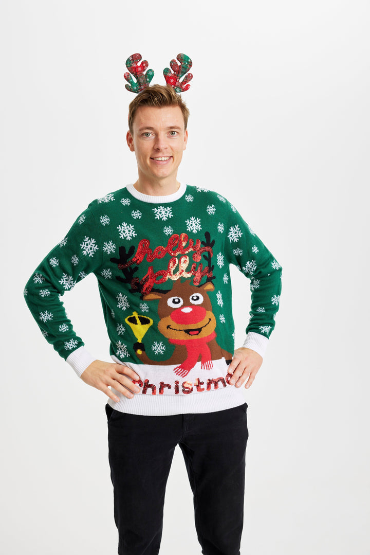 Drune | Holly Jolly Christmas Weihnachtspullover - Herren