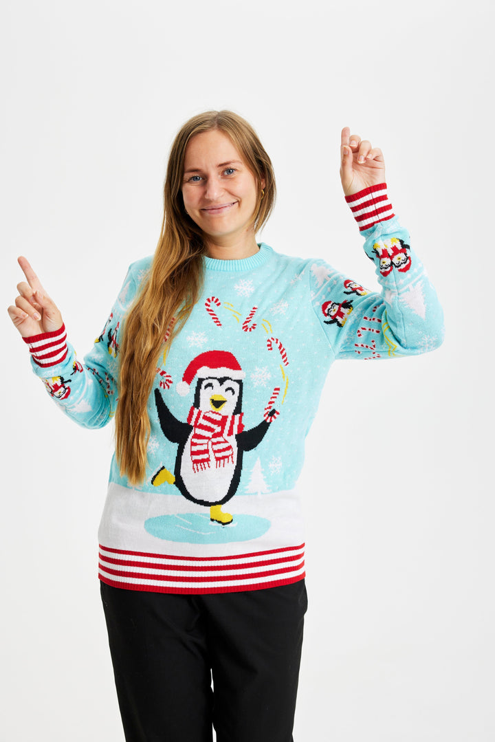 Drune | Pingos Weihnachtspullover LED - Damen