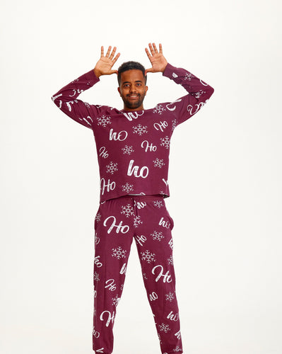 Drune | HO HO HO Weihnachts-Pyjama - Herren