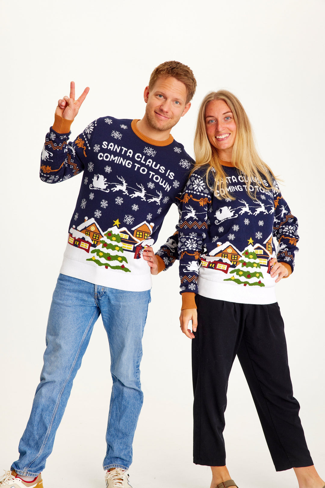 Drune | Santa Claus Is Coming To Town Navy - Damen