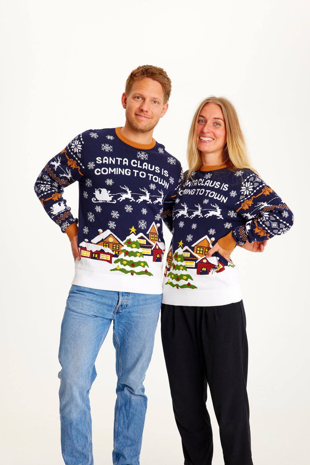 Drune | Santa Claus Is Coming To Town Navy - Damen