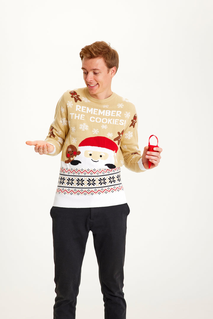Drune | Der Cookie Weihnachts-Pullover - Herren