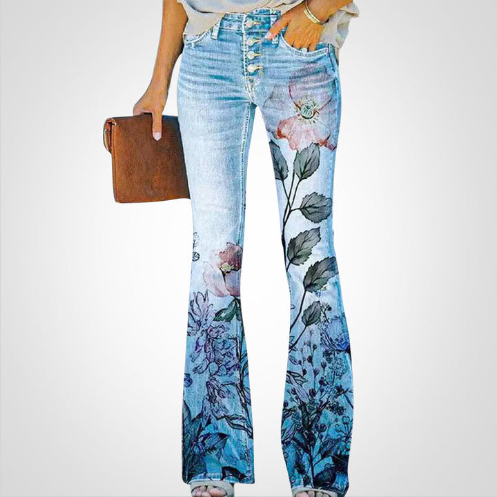 Drune | Denim Mit Blumendruck