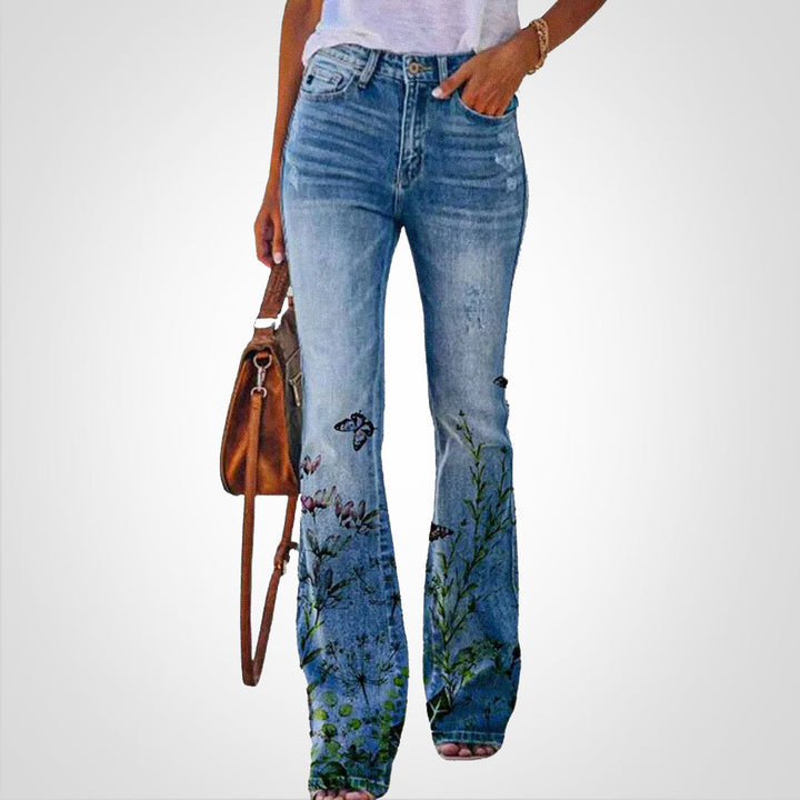 Drune | Denim Mit Blumendruck