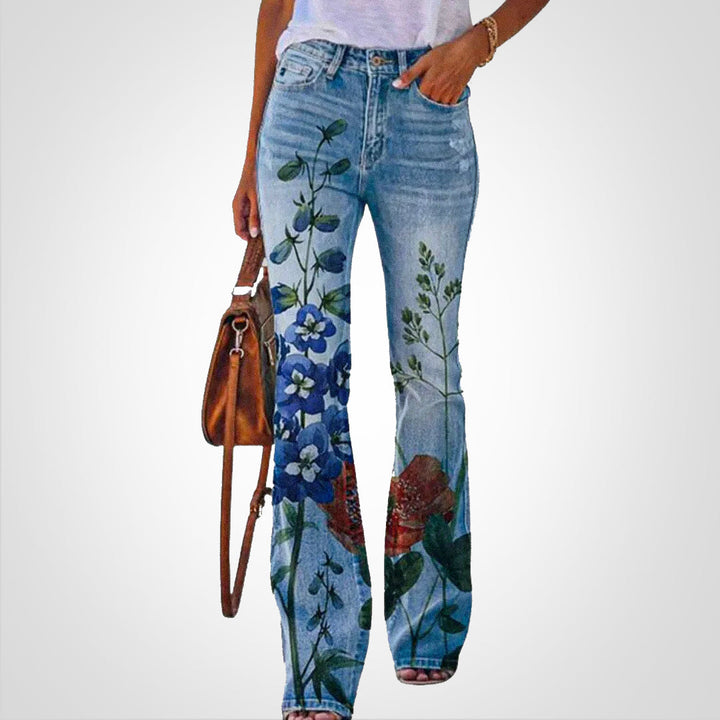 Drune | Denim Mit Blumendruck