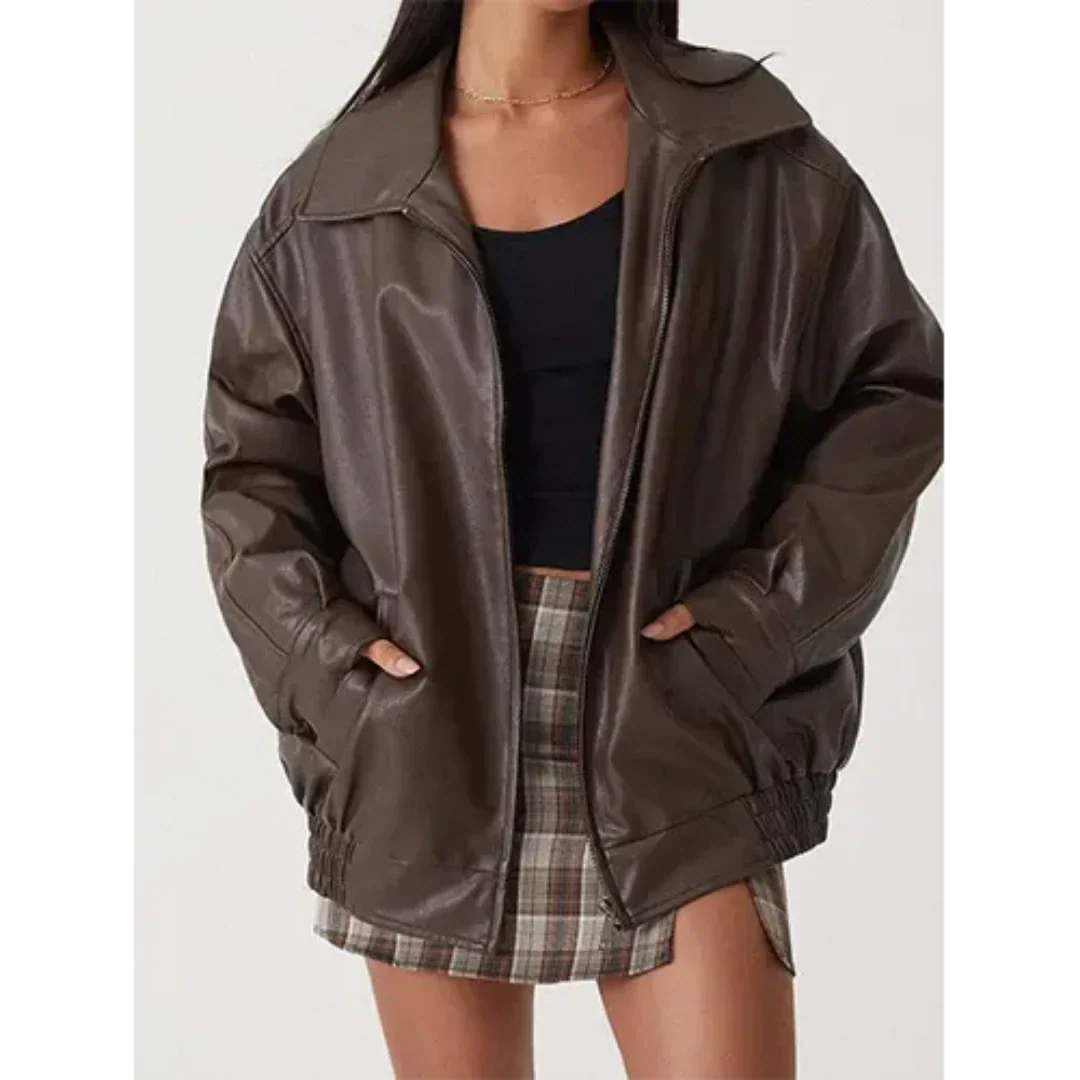 Drune | Damen Winter Bomber Jacke - Warme