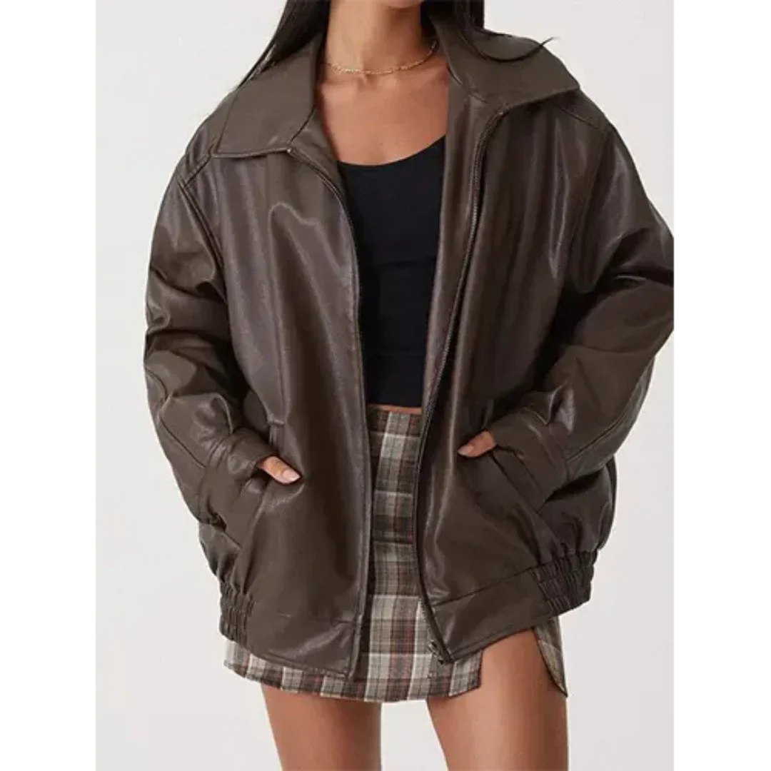 Drune | Damen Klassisch Übergroß Winter Jacke - Warme