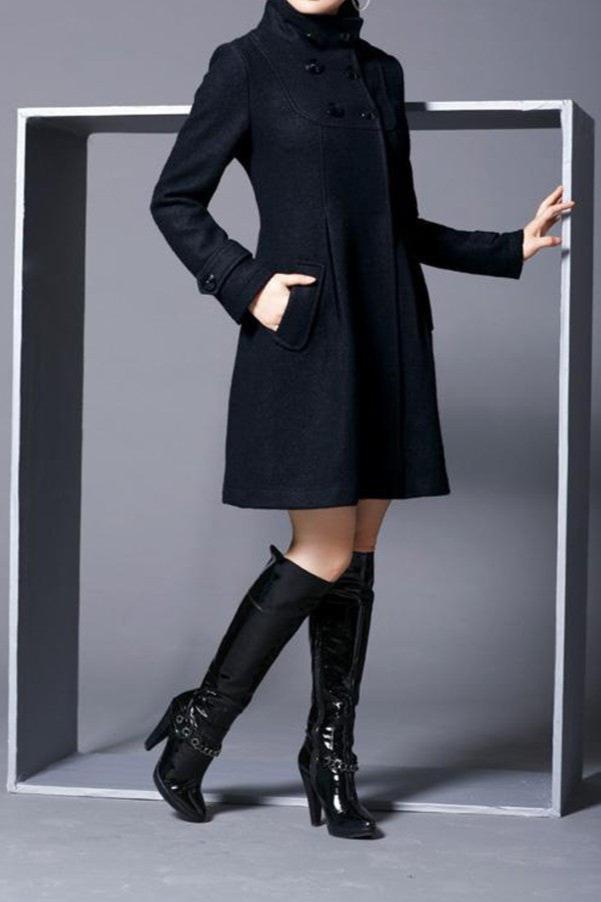 Drune | Kapuze Halb Lang Trenchcoat Damenmäntel