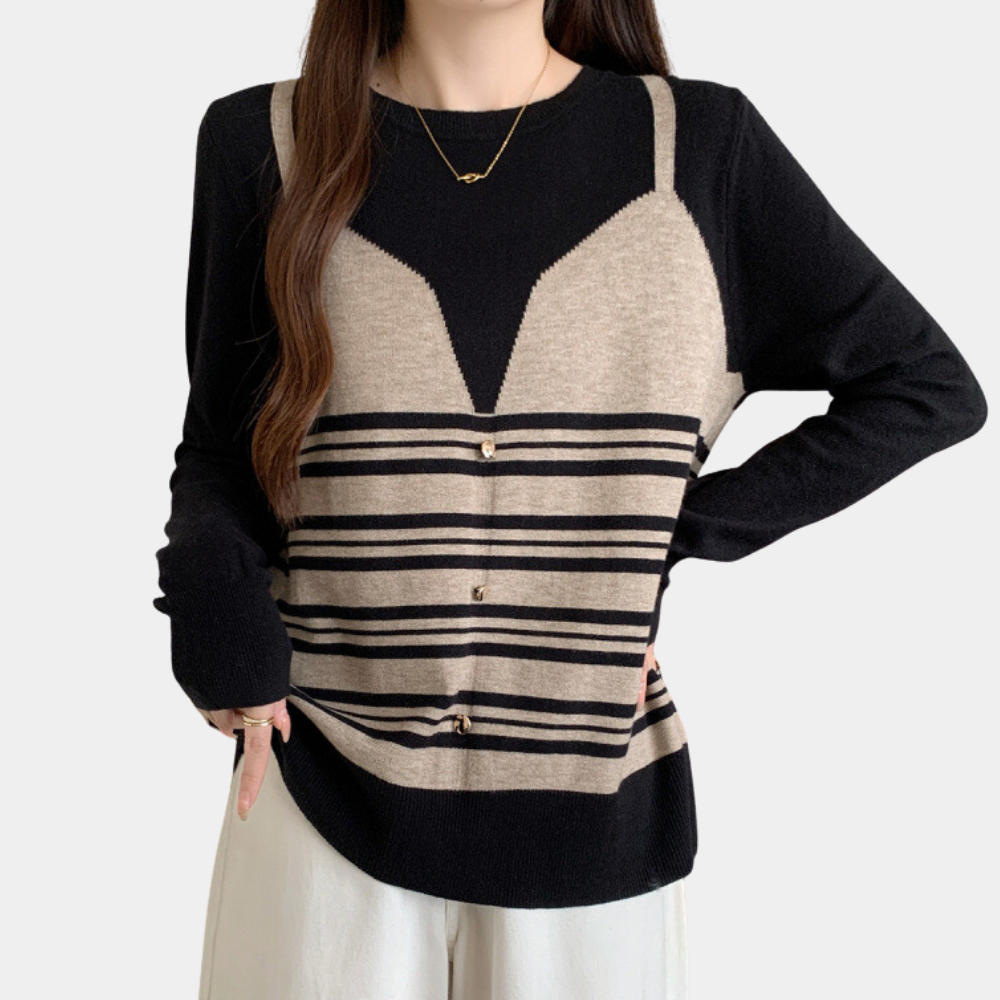 Drune | Modischer Strickpullover für Frauen