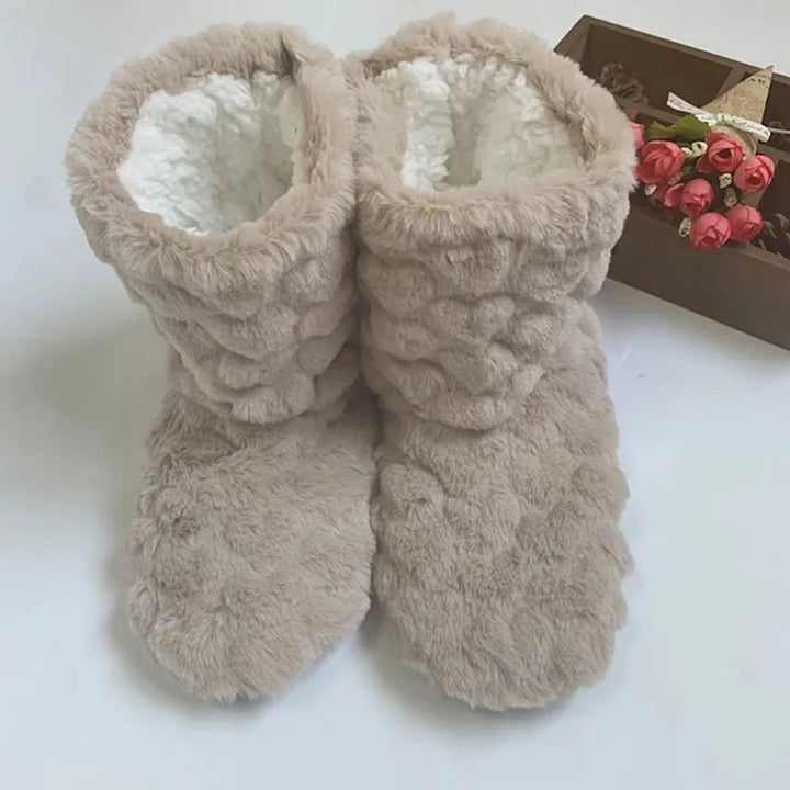 Drune | Plüsch Hausschuh - gemütliche Fleece-Pantoffeln