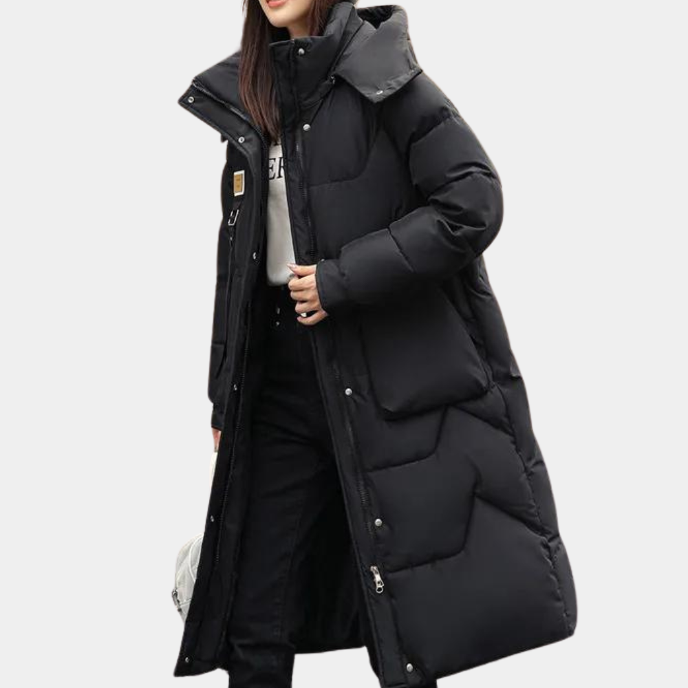 Drune | Winterjacke mit Kapuze für Damen