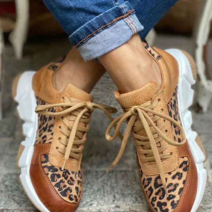 Drune-Sneakers mit Leopardenmuster - Kiana