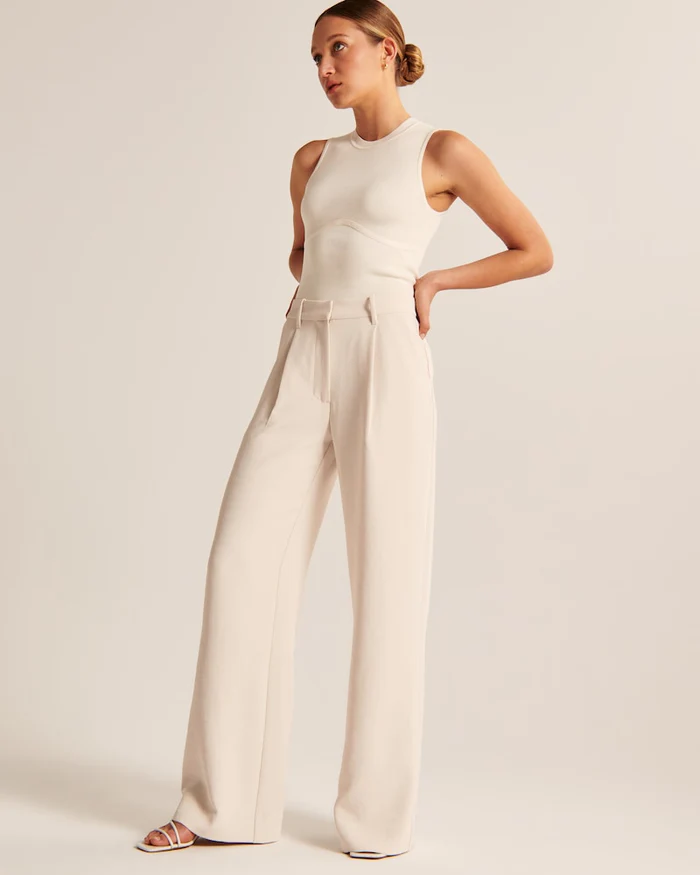 Drune | Elegante Weite Hosen mit Hoher Taille