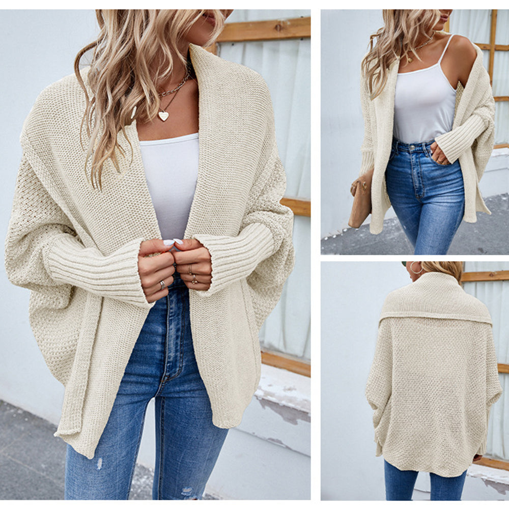 Drune | Strickpullover mit Fledermausärmeln für Damen