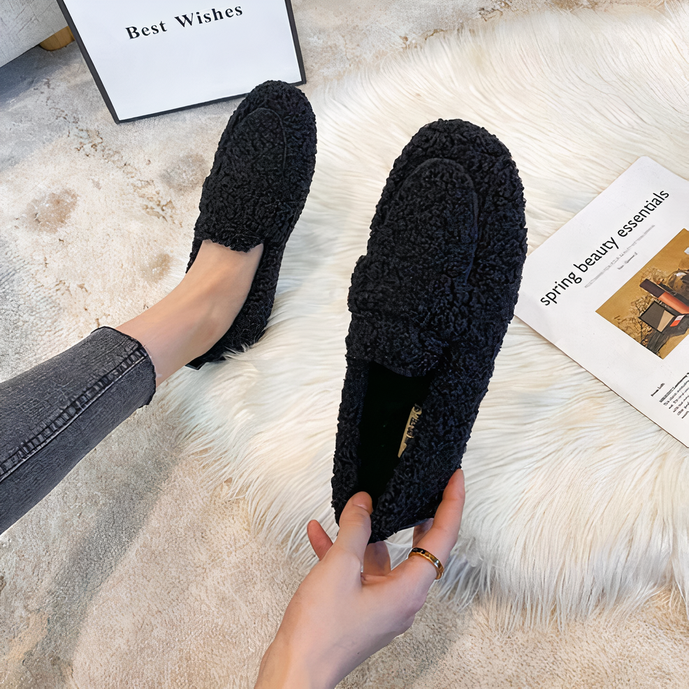 Drune | Winter Plüsch Schuhe - Warme und Bequeme Hausschuhe für den Winter