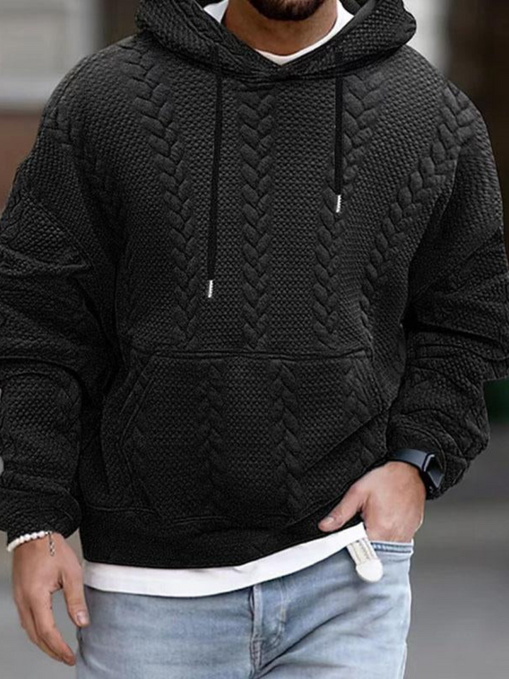 Drune | Känguru-Taschen-Hoodie für Herren - Langarm