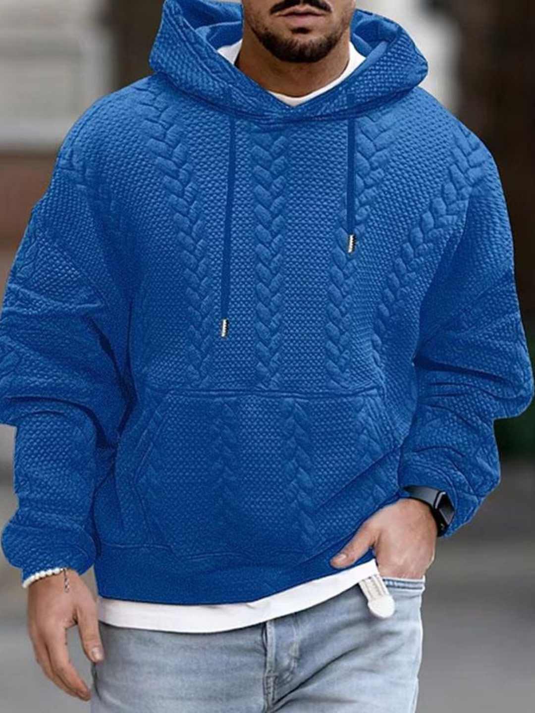 Drune | Kängurutaschen-Hoodie für Männer - Lange Ärmel