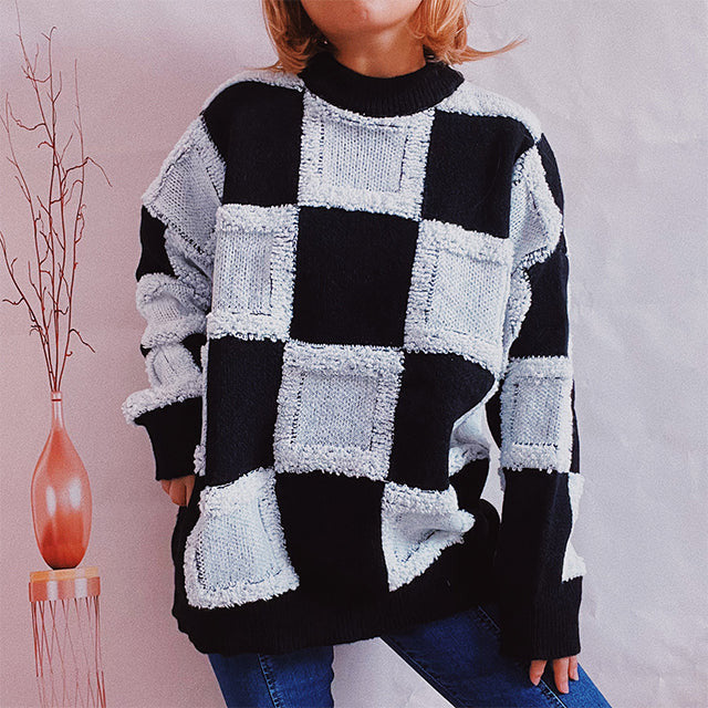 Drune | Patchwork Freizeitpullover