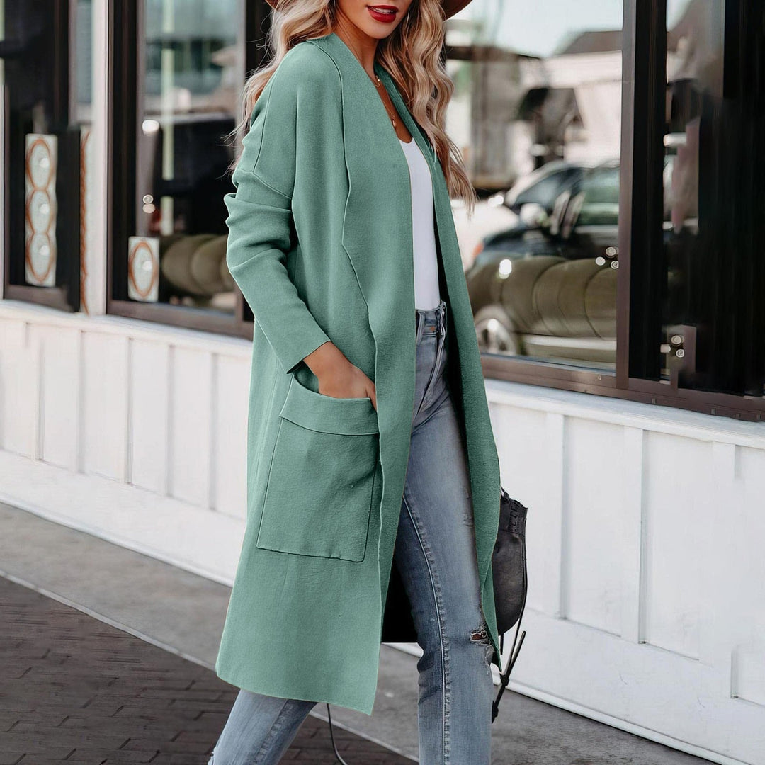 Drune | Eleganter Strick Winter Wildledermantel