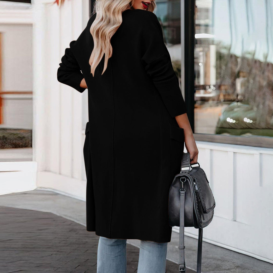 Drune | Eleganter Strick Winter Wildledermantel