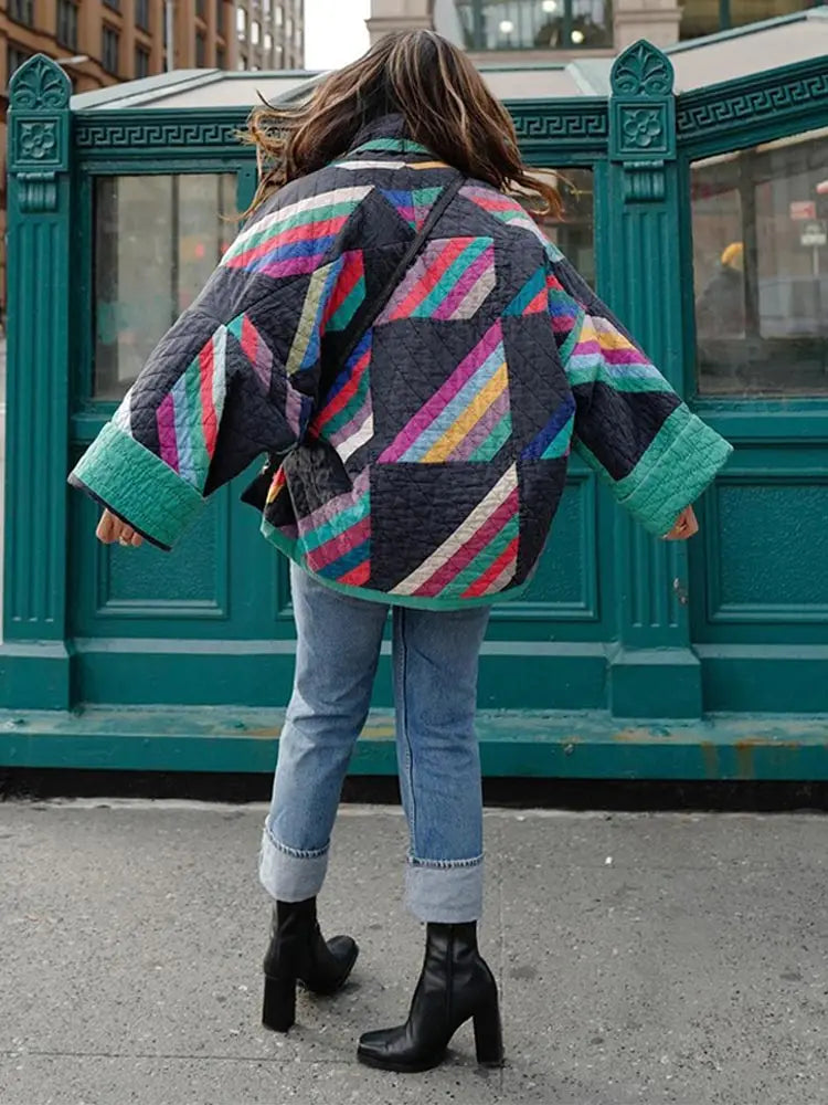 Drune | Jacke - Stylische Vintage Boho Jacke für Frauen mit einzigartigen Drucken