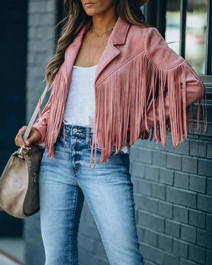 Drune | Fransenjacke Geben Sie Ihrem Outfit mit Dieser Trendigen Fransenjacke Das Gewisse Etwas.