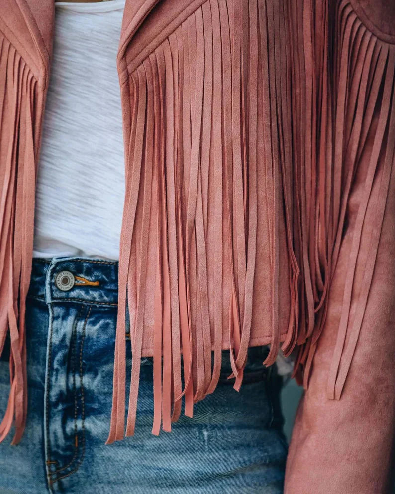 Drune | Fransenjacke Geben Sie Ihrem Outfit mit Dieser Trendigen Fransenjacke Das Gewisse Etwas.