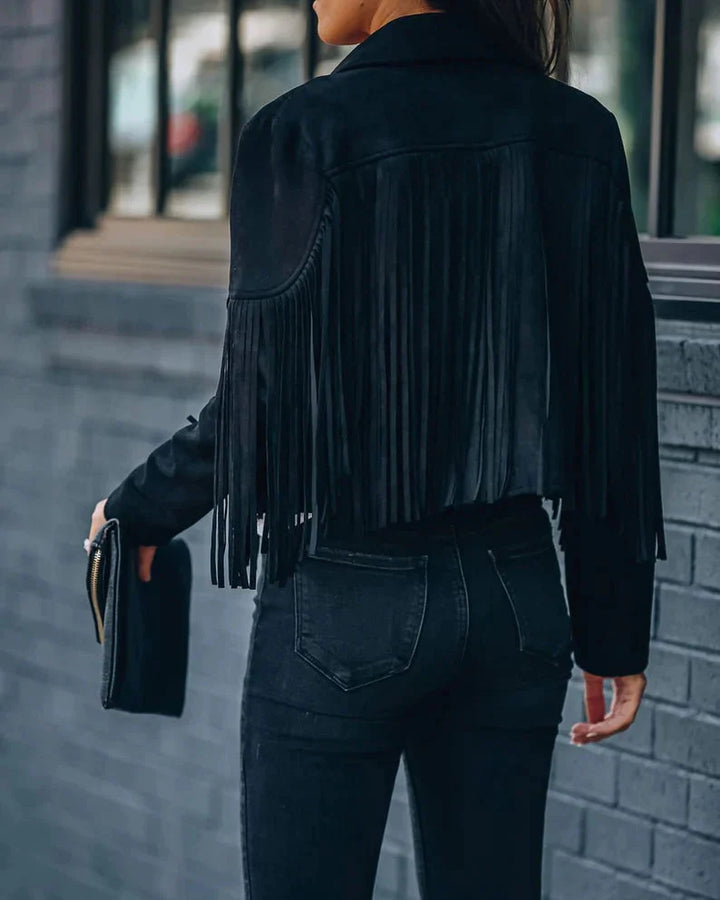Drune | Fransenjacke Geben Sie Ihrem Outfit mit Dieser Trendigen Fransenjacke Das Gewisse Etwas.