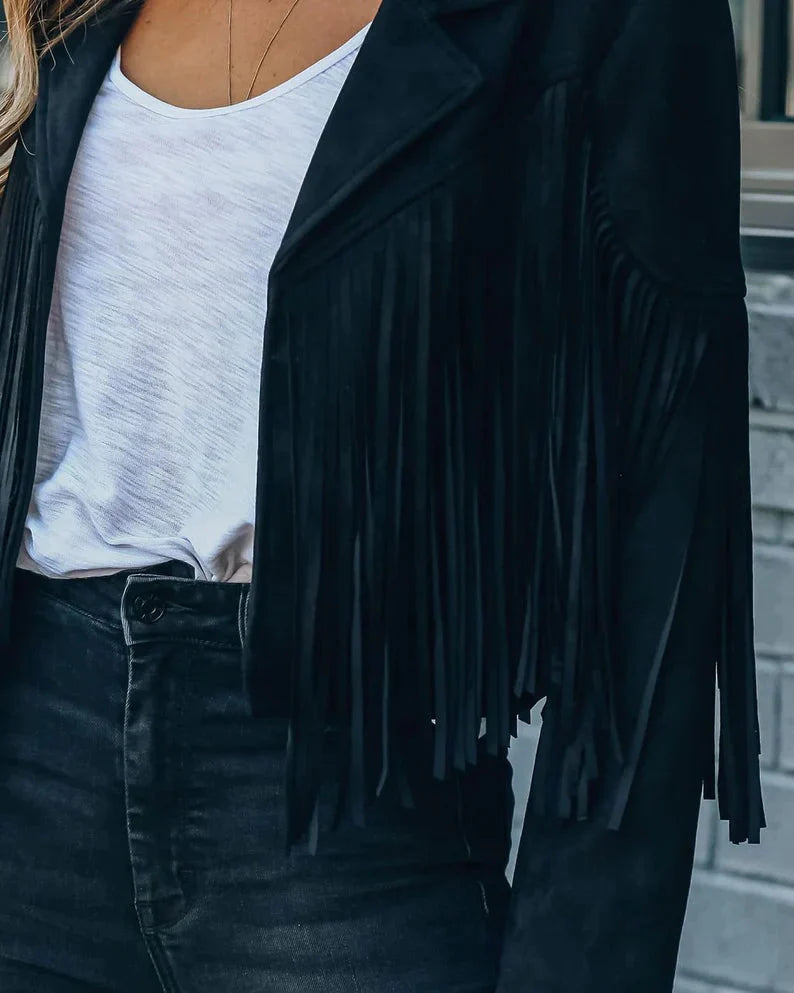 Drune | Fransenjacke Geben Sie Ihrem Outfit mit Dieser Trendigen Fransenjacke Das Gewisse Etwas.