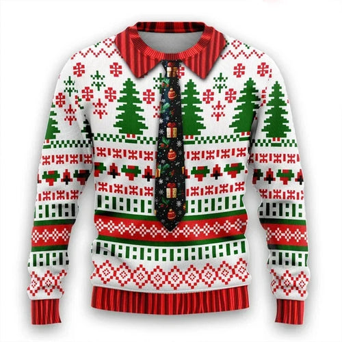 Drune | 3D Weihnachts Pullover - Warmer & Trendy Pullover für die Feiertage