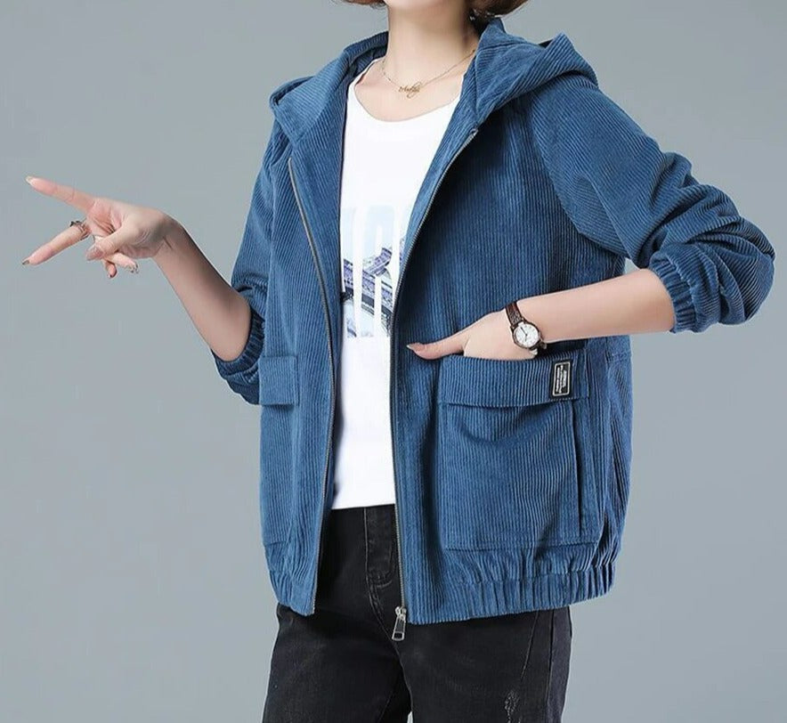 Drune | Oversized Cordjacke