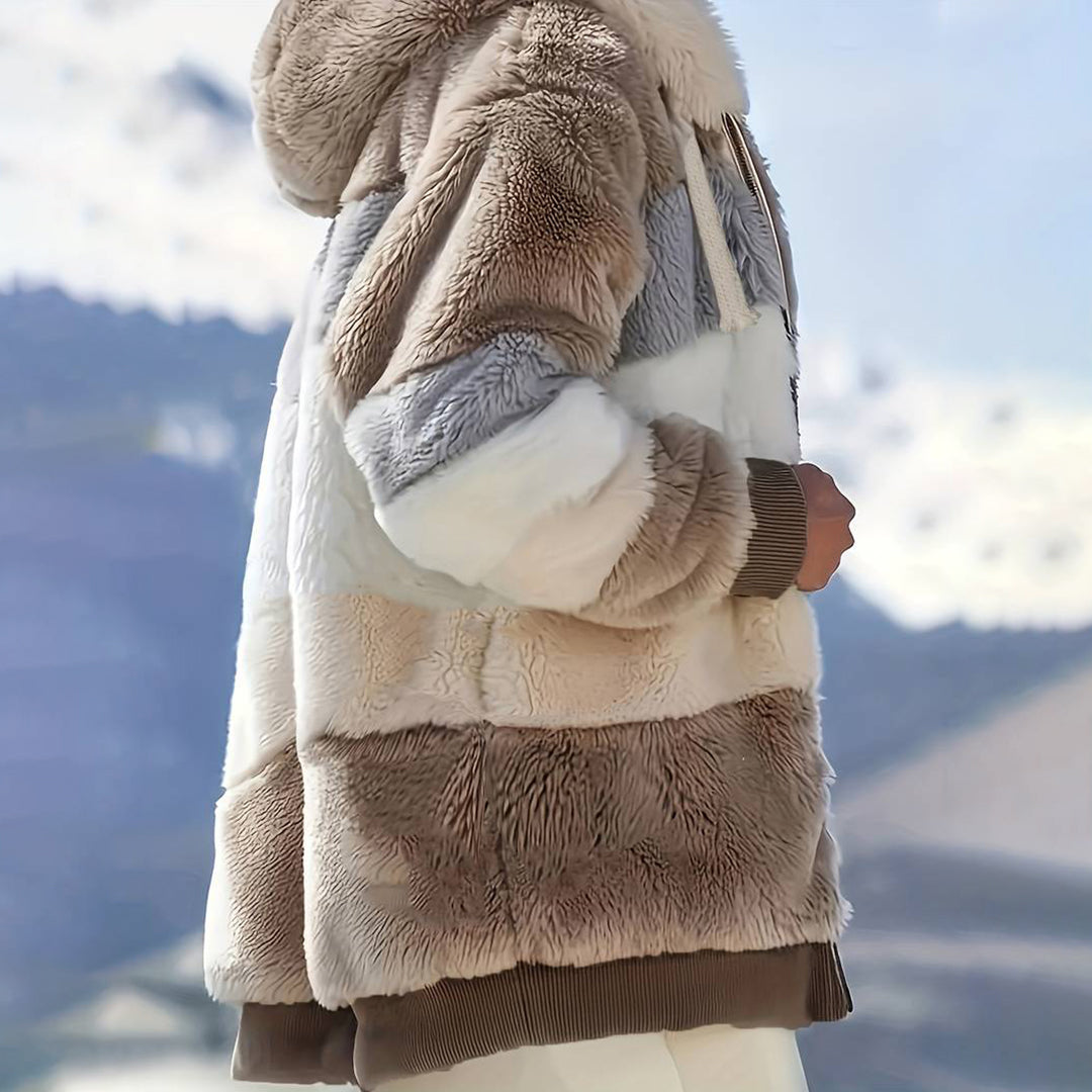 Drune | Fleecejacke mit Kapuze für Damen
