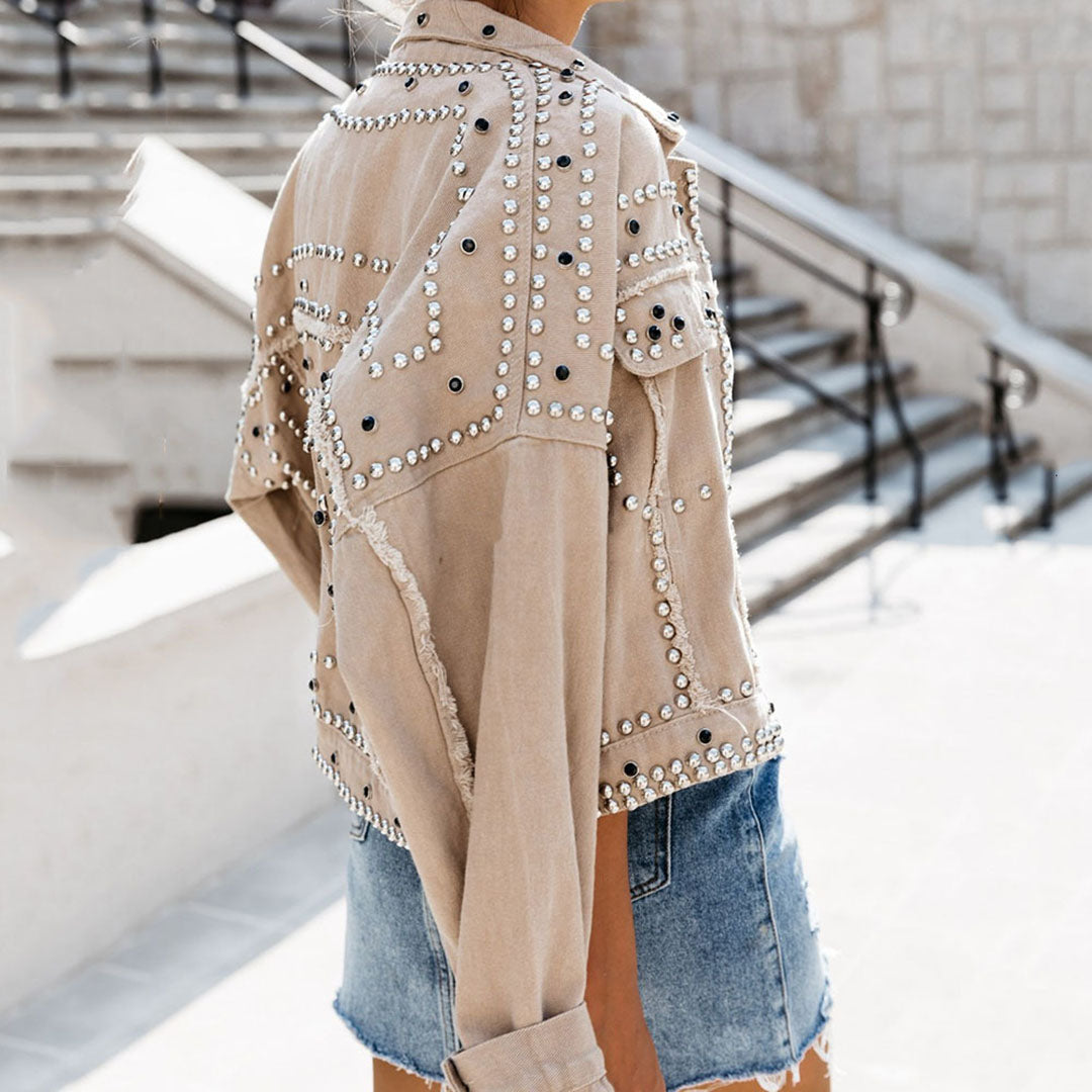 Drune | Herbstjacke mit Nieten