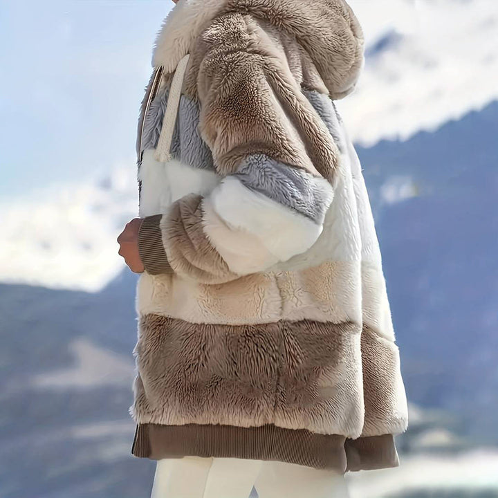 Drune | Winterfleecejacke mit Kapuze für Frauen