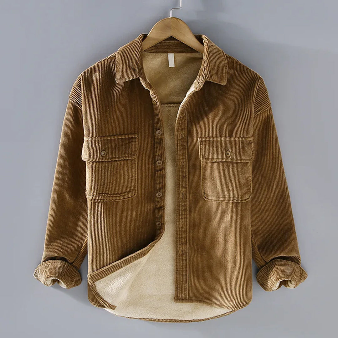 Drune | Corduroy-Hemd Herren Winter