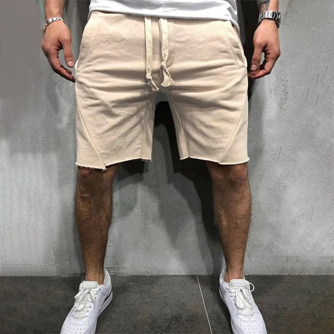 Drune | Sportliche Kordelzug Sommershorts Für Herren
