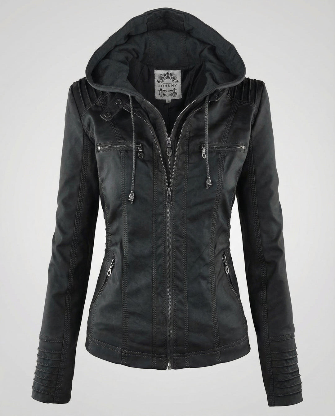 Wetterfeste Damenjacke Kapuze | Drune