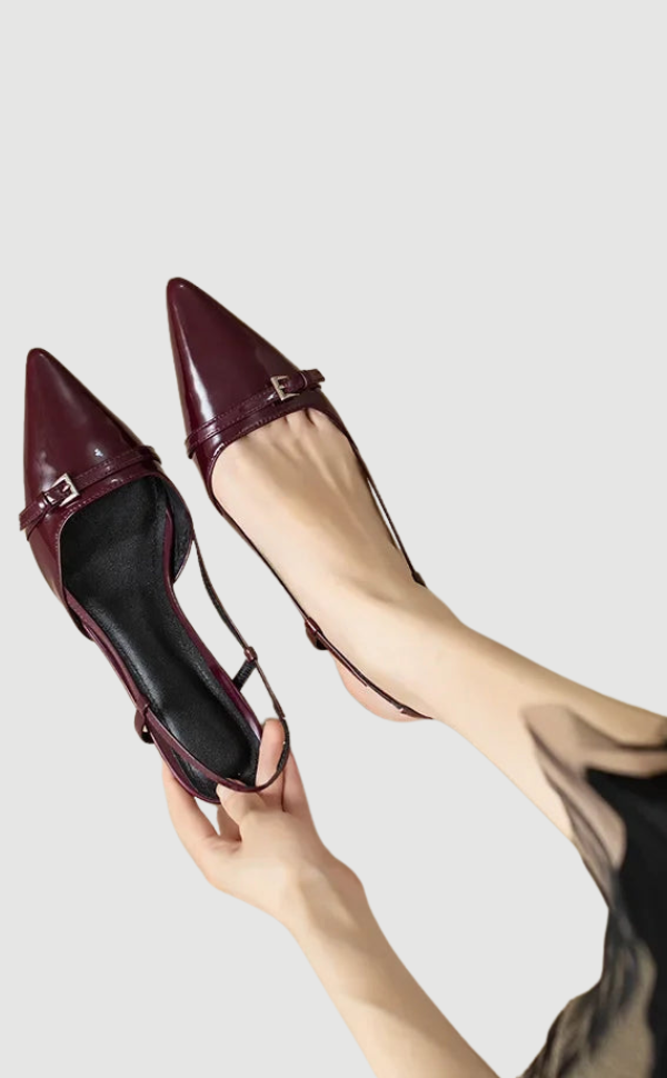 Drune | Lackleder Sandalen mit komfortablem Blockabsatz