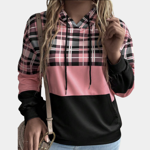 Drune | Moderne Farbblock-Hoodie für Frauen Perfekt für den Herbst