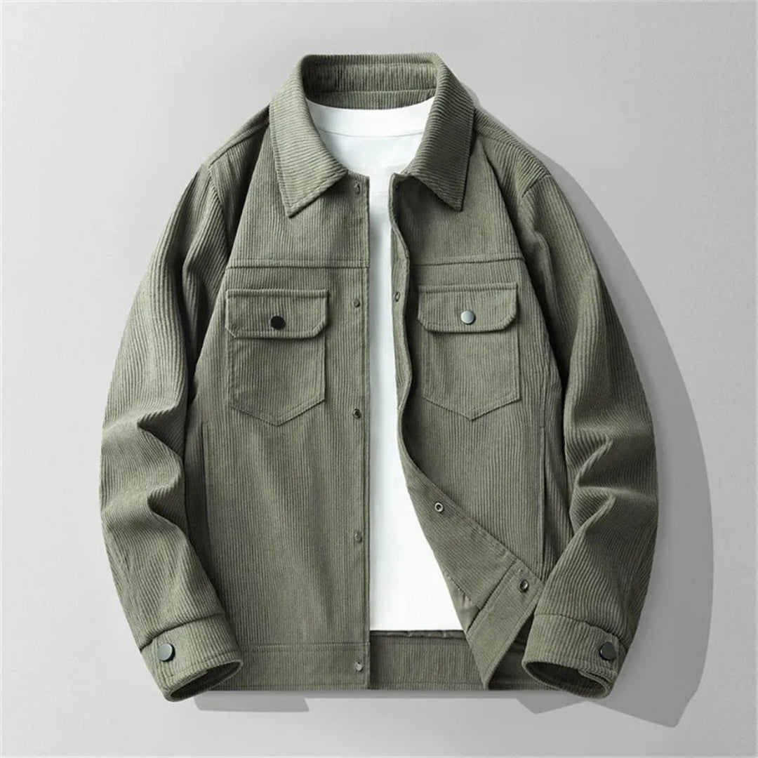 Drune | Cordjacke mit verstellbaren Bündchen