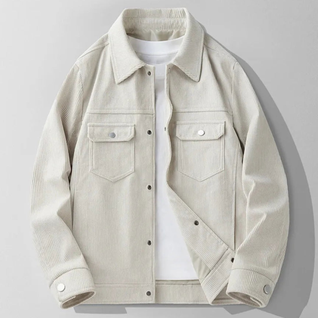 Drune | Cordjacke mit verstellbaren Bündchen