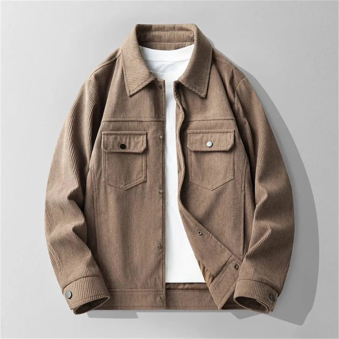 Drune | Cordjacke mit verstellbaren Bündchen